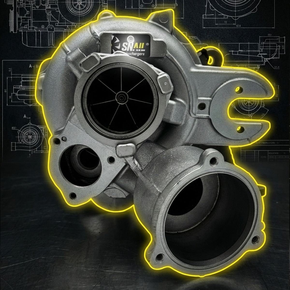 Hybridní turbo IHI IS38 Stage 3 - Snailturbo.cz